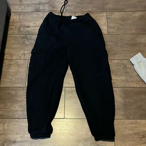 TNA cozy fleece mega fit cargo jogger